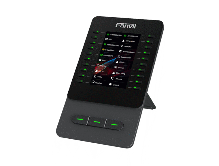 Accessorio per telefoni IP Fanvil: modulo di espansione EM60 a colori con tasti BLF aggiuntivi