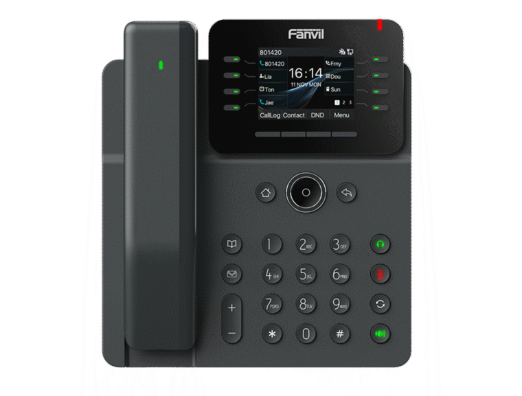 Telefoni IP Fanvil V62 Pro compatto per scrivanie con spazio ridotto